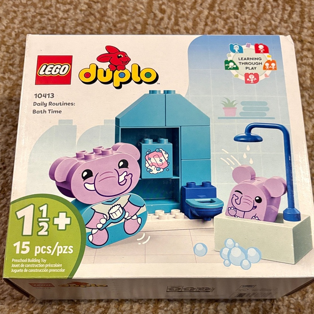 LEGO DUPLO # 10413 Daily Routines bath time. 15 pieces-new in box